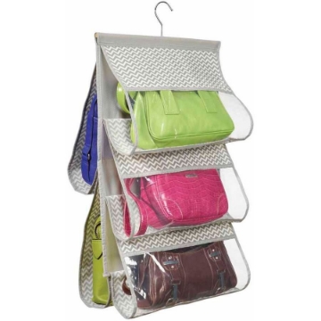 Show details for Interdesign Axis Hanging Handbag Organizer Picture of Interdesign Axis Hanging Handbag Organizer