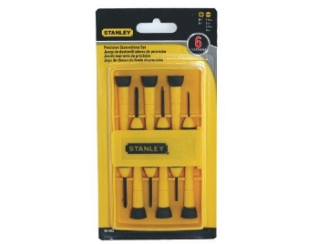 Show details for Stanley Screwdriver Set With Precision Bi Material Handle 6PCS. STHT660528 Picture of Stanley Screwdriver Set With Precision Bi Material Handle 6PCS. STHT660528