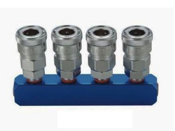 Show details for THB New Improved Steel Body - 1/4" Manifold - Straight Type - 4 Way Picture of THB New Improved Steel Body - 1/4" Manifold - Straight Type - 4 Way