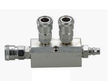Show details for THB Quick Flow 1/2" Manifold New Improved Steel Body - Straight Type - 2 Way Picture of THB Quick Flow 1/2" Manifold New Improved Steel Body - Straight Type - 2 Way