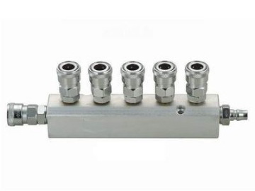 Show details for THB Quick Flow 1/2" Manifold - New Improved Steel Body - Straight Type - 5 Way Picture of THB Quick Flow 1/2" Manifold - New Improved Steel Body - Straight Type - 5 Way