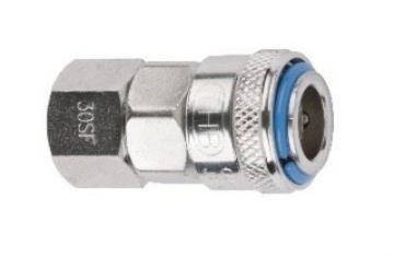 Show details for THB 1/2" One Touch Steel Quick Coupler Body - Female End Picture of THB 1/2" One Touch Steel Quick Coupler Body - Female End