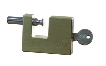 Show details for EL Block Brass Padlock ELBL7060 Picture of EL Block Brass Padlock ELBL7060