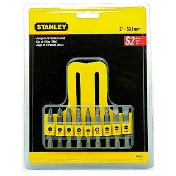 Show details for Stanley Insert Bit Screwdriver Set 9PCS 68-070-23 Picture of Stanley Insert Bit Screwdriver Set 9PCS 68-070-23