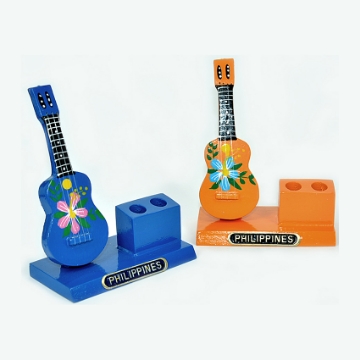 Show details for Wooden Guitar Pen Holder- 0072-0256 Picture of Wooden Guitar Pen Holder- 0072-0256