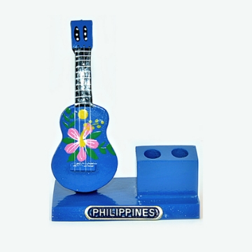 Show details for Wooden Guitar Pen Holder- 0072-0256 Picture of Wooden Guitar Pen Holder- 0072-0256