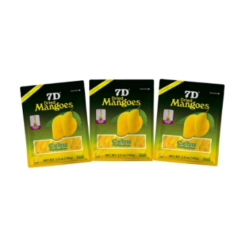 Picture of 7D Dried Mangoes (100g) ,Cebu Dry mangoes,Pack of 3