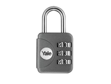 Show details for Yale Colored Luggage 3-digit Combination Lock (Grey) 28mm - YP1/28/121 Picture of Yale Colored Luggage 3-digit Combination Lock (Grey) 28mm - YP1/28/121