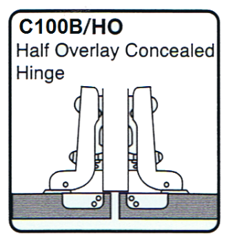 Show details for Self-Closing Cabinet Hinge C100A/FO Picture of Self-Closing Cabinet Hinge C100A/FO