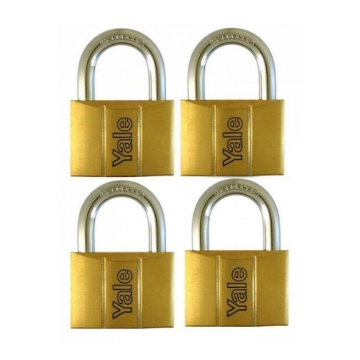 Show details for Brass Padlocks Key Alike 4 Pieces, Multi-Pack V140.50KA4 Picture of Brass Padlocks Key Alike 4 Pieces, Multi-Pack V140.50KA4