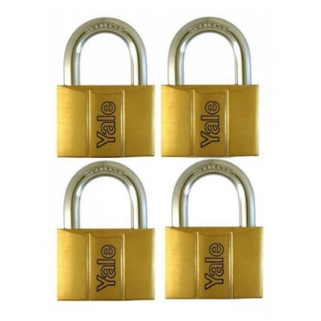 Show details for Brass Padlocks Key Alike 4 Pieces, Multi-Pack V140.60KA4 Picture of Brass Padlocks Key Alike 4 Pieces, Multi-Pack V140.60KA4