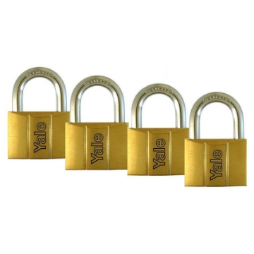 Show details for Brass Padlocks Key Alike 4 Pieces, Multi-Pack V140.30KA4 Picture of Brass Padlocks Key Alike 4 Pieces, Multi-Pack V140.30KA4