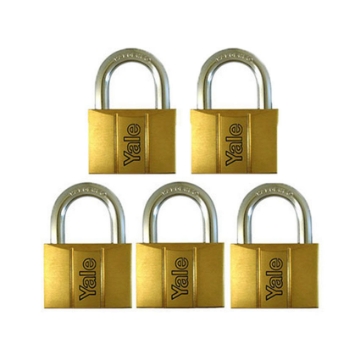 Show details for Brass Padlocks Key Alike 5 Pieces, Multi-Pack V140.60KA5 Picture of Brass Padlocks Key Alike 5 Pieces, Multi-Pack V140.60KA5