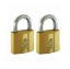 Picture of Brass Padlocks Key Alike 2 Pieces, Multi-pack V140.25KA2