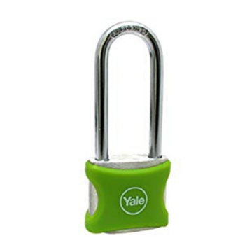 Show details for Aluminum Padlocks, Long Shackle YE3/38/156/1 Picture of Aluminum Padlocks, Long Shackle YE3/38/156/1
