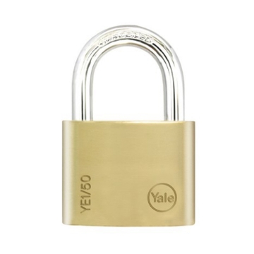 Show details for Yale Essential Series Indoor Brass Padlock 50mm, YLHYE1/50/126/1 Picture of Yale Essential Series Indoor Brass Padlock 50mm, YLHYE1/50/126/1
