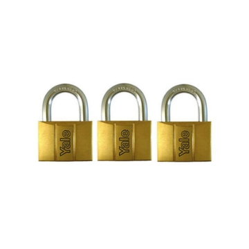 Show details for Yale V140.40 KA3, Standard Shackle Brass Padlocks 140 Series Key Alike 3, V14040KA3 Picture of Yale V140.40 KA3, Standard Shackle Brass Padlocks 140 Series Key Alike 3, V14040KA3