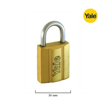 Show details for Yale V14020, Brass Padlock 20mm, V14020 Picture of Yale V14020, Brass Padlock 20mm, V14020