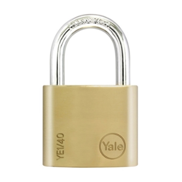 Show details for Yale Essential Series Indoor Brass Padlock 40mm, YLHYE1/40/122/1 Picture of Yale Essential Series Indoor Brass Padlock 40mm, YLHYE1/40/122/1