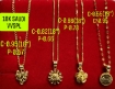 Picture of 18K Saudi Gold Necklace with Pendant, Chain 0.82g, Pendant 0.66g, Size 18", 2805N4F