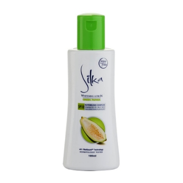 Show details for Silka Skin Papaya Whitening Lotion SPF10 Green, SIL73B Picture of Silka Skin Papaya Whitening Lotion SPF10 Green, SIL73B