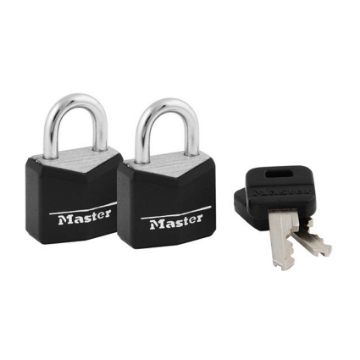Show details for Master Lock Brass 19MM with 11MM Shackle, 2 PIieces Key-Alike Padlock, MSP121TBLK Picture of Master Lock Brass 19MM with 11MM Shackle, 2 PIieces Key-Alike Padlock, MSP121TBLK