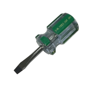 Show details for S-Ks Tools USA 1/4” x 1-1/2” Slotted Stubby Screwdriver (Green/Silver) - Price per Piece, 104-1S Picture of S-Ks Tools USA 1/4” x 1-1/2” Slotted Stubby Screwdriver (Green/Silver) - Price per Piece, 104-1S