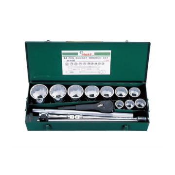 Show details for Hans 1" Drive 14 Pcs. Socket Wrench Set-Metric Size, 8614-2M Picture of Hans 1" Drive 14 Pcs. Socket Wrench Set-Metric Size, 8614-2M