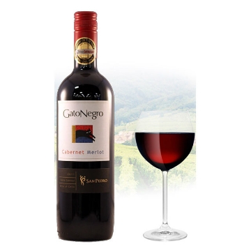 Show details for Gato Negro Cabernet & Merlot Chilean Red Wine 750 ml, GATONEGROCABERNET Picture of Gato Negro Cabernet & Merlot Chilean Red Wine 750 ml, GATONEGROCABERNET