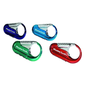 Show details for Master Lock Backpack Lock Combination 84mm 30mm Shackle (Red, Green, Purple, Blue), MSP1548DCM Picture of Master Lock Backpack Lock Combination 84mm 30mm Shackle (Red, Green, Purple, Blue), MSP1548DCM