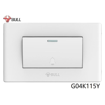 Picture of Bull 1 Gang Doorbell Switch Set (White), G04K115Y