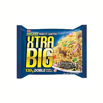 Show details for Payless Pancit Canton Xtra Big 130g (Chili-mansi, Hot chili, Kalamansi, Original, Sweet and Spicy), PAY06 Picture of Payless Pancit Canton Xtra Big 130g (Chili-mansi, Hot chili, Kalamansi, Original, Sweet and Spicy), PAY06