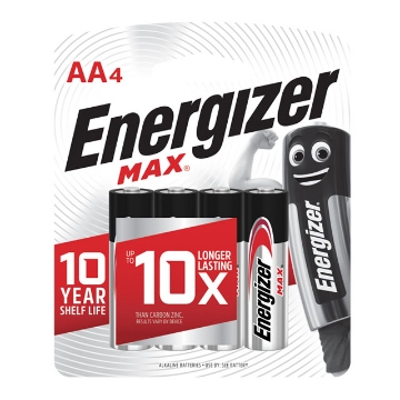 Show details for Energizer Battery AA4, ENE09B Picture of Energizer Battery AA4, ENE09B