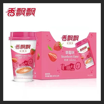 Show details for Xiangpiaopiao Milk Tea (Strawberry) 80g Picture of Xiangpiaopiao Milk Tea (Strawberry) 80g