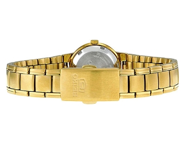 Show details for Seiko 5 Women's Gold Tone Self Winding Automatic Watch, SYME46K1 Seiko 5 Women's Gold Tone Self Winding Automatic Watch