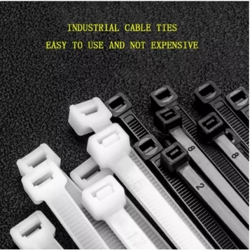 Show details for SUN AMES 100pcs Multipurpose BLACK Nylon Cable Tie Self Locking Zip Ties Cable Strap, S4300 SUN AMES 100pcs Multipurpose BLACK Nylon Cable Tie