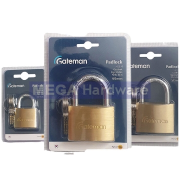 Show details for Gateman 60mm Brass Padlock YLGMP60 Picture of Gateman 60mm Brass Padlock YLGMP60