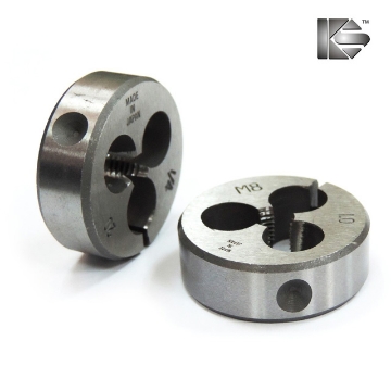 Show details for KS Adjustable Round Split Die (Carbon Steel) - RD-1/4NC20 Picture of KS Adjustable Round Split Die (Carbon Steel) - RD-1/4NC20