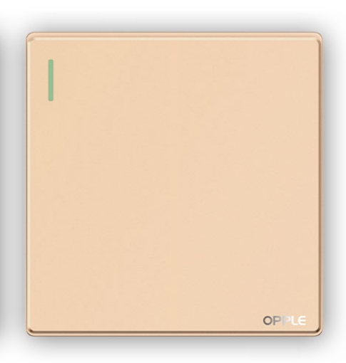 OPPLE Switch-1G 1W-16A (Gold) Switch and Socket