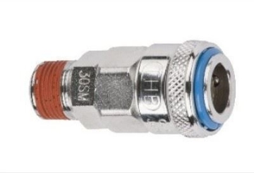 Show details for THB 3/8" One Touch Steel Quick Coupler Body - Male End Picture of THB 3/8" One Touch Steel Quick Coupler Body - Male End