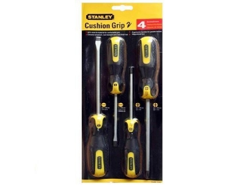 Show details for Stanley Cushion Grip Screwdriver Set 4PCS. STHT65199-8 Picture of Stanley Cushion Grip Screwdriver Set 4PCS. STHT65199-8