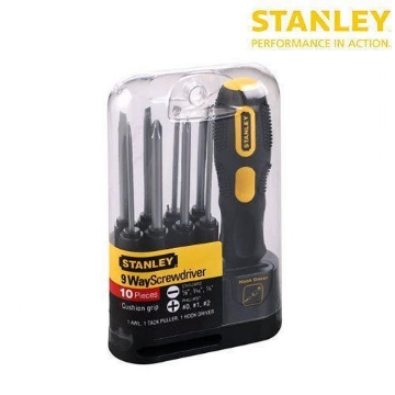 Show details for Stanley 9 Way Screwdriver Set -ST62511 Picture of Stanley 9 Way Screwdriver Set -ST62511