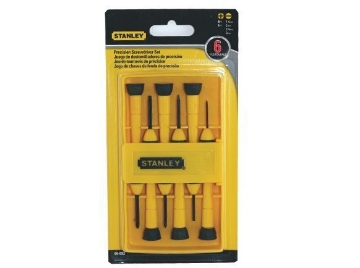 Show details for Stanley Screwdriver Set With Precision Bi Material Handle 6PCS. STHT660528 Picture of Stanley Screwdriver Set With Precision Bi Material Handle 6PCS. STHT660528