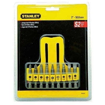 Show details for Stanley Insert Bit Screwdriver Set 9PCS 68-070-23 Picture of Stanley Insert Bit Screwdriver Set 9PCS 68-070-23