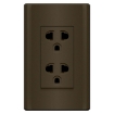 Picture of Duplex Universal Outlet with Ground & Shutter, MD913/DG