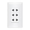 Picture of 3 Gang Universal Outlet Set, WS115