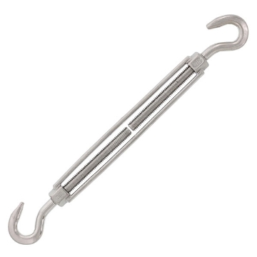 Show details for TURNBUCKLE HOOK AND HOOK GALVANIZED Picture of TURNBUCKLE HOOK AND HOOK GALVANIZED