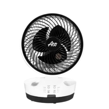 Show details for Aco Foldable Turbo Circulating Table Fan 8'', ACOKCF8 Picture of Aco Foldable Turbo Circulating Table Fan 8'', ACOKCF8