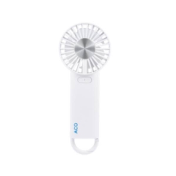 Show details for Aco Rechargeable Handheld cooling fan, ACO14LJQ150WHT Picture of Aco Rechargeable Handheld cooling fan, ACO14LJQ150WHT