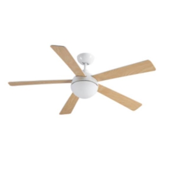 Show details for Aco 5-Blade Ceiling Fan with Led Light  52'', ACO5B52WHT Picture of Aco 5-Blade Ceiling Fan with Led Light  52'', ACO5B52WHT
